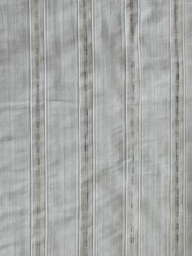 100 % plisse cotton,white and taupe